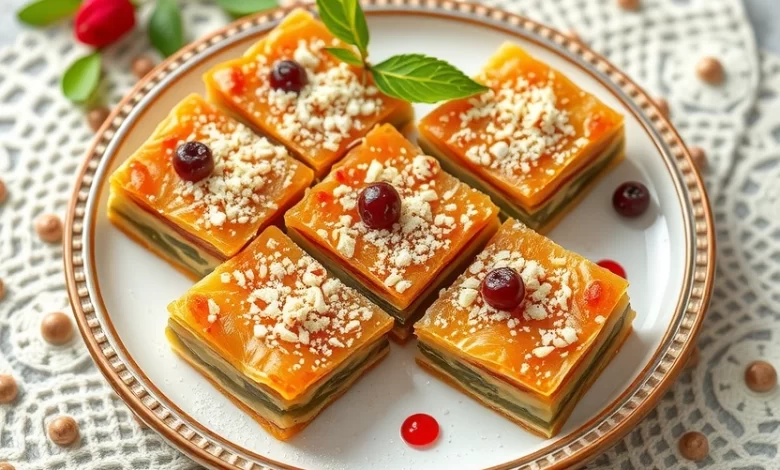 Восточные десерты с баклавой
